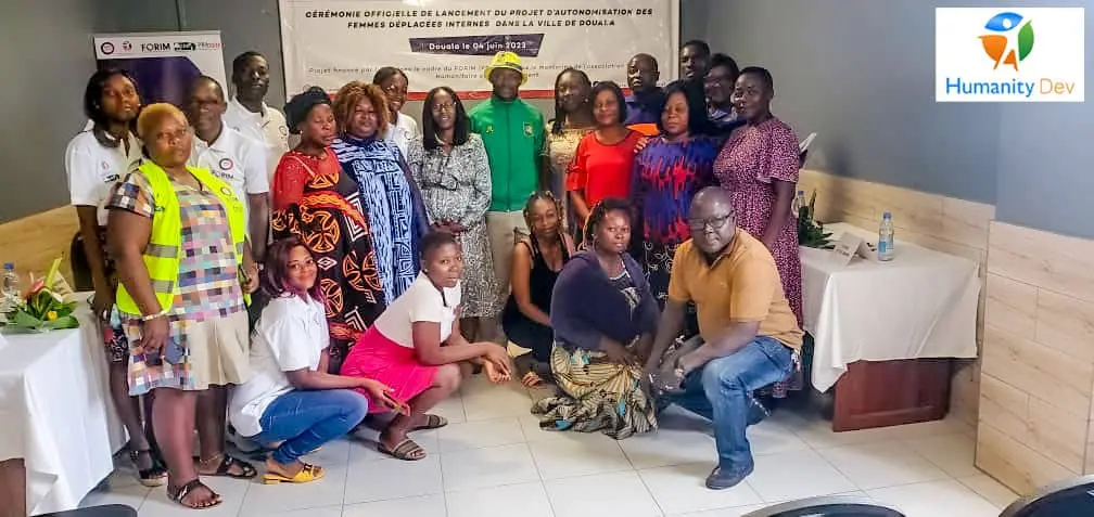 Photo 1 - Lancement projet d'Autonomisation des Femmes Déplacées Internes du NOSO